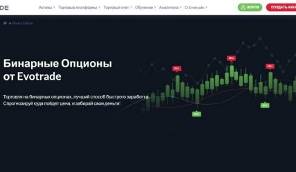 Обзор брокера бинарных опционов Evotrade