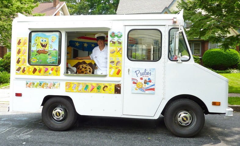 Бизнес по продаже мороженого с фургона